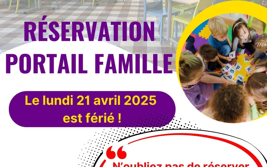 Délai de réservation pour les repas du mardi 22 avril